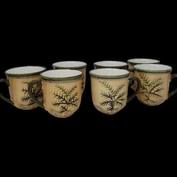 WEST INDIES 4 PART RELISH PLATE AND 7PC MUGS - Picture 2 of 10